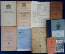 Civil Defence and War Office, 50+ items 1920s to 1960s to include 1964 Notes for the Guidance of