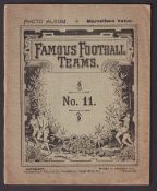 Famous Football Teams Booklet, no 11. A small size photo album published by R Scott & Co of