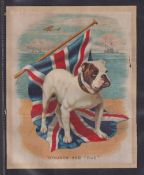 Tobacco silks, ITC (Canada), four premium issues, Flag Girls (1) 'Canada The Land of Plenty',