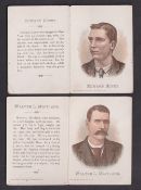 Cigarette cards, USA, Buchner, Defenders & Offenders (Folders), 'P' size, 2 folders, Edward
