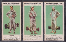 Trade cards, Nabisco Shredded Wheat, Champions of Sport (set 20 cards) including Bobby Charlton
