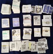 Trade stickers, Football, various football, approx. 1500 stickers, comprising 15 part sets and a few