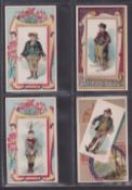 Cigarette cards, USA, Duke's, Terrors of America & their Doings, 'X' size, 4 cards, 'Hide and