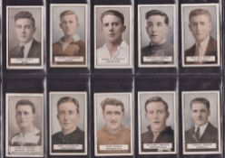 Cigarette cards, Gallaher, Famous Footballers (Green Back) (set,100 cards) (gen gd). From the Phil