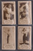 Cigarette cards, India, Crown Tobacco Co, Actresses & Celebrities, 4 cards, all Actresses,