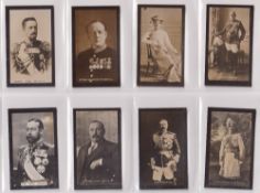 Cigarette cards, Major Drapkin Celebrities of the Great War (untitled) (set 36 cards) including