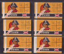 Trade Wrappers, Dandy Gum, Tattoos, Pirate Bubble Gum, 24 different wrappers with Pirate Tattoos (