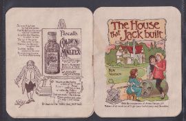 Trade card advertising booklet, Pascall's 6 Page Advertising Story Booklet The House that Jack
