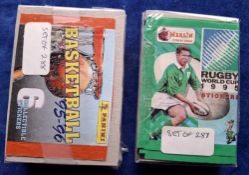 Trade Stickers, 2 sets Panini Basketball 95-6 & Merlin Rugby World Cup 1995 (288 stickers in each