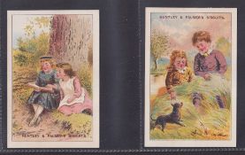 Trade cards, Huntley & Palmer, Enfants au Jeu (Children at Play) HUT-7 (set 12 cards, all with '