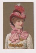 Cigarette card, Wills, Beauties, Girl Studies, type card, Wills ref. book CSGB no 103, Fig. 3-B,