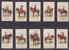 Cigarette cards, Wills (United Services), Drum Horses (set 32 cards) (about / near gd)