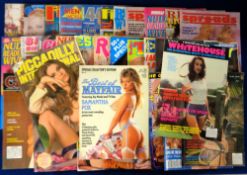 Glamour magazines, a collection of 65 adult magazines, mostly 1990's, various titles inc. Hustler,