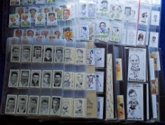 Trade cards, Sport related, mixture of several hundred cards, mainly football & cricket, inc. DC