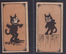 Trade cards, Barratt's, Felix Pictures, two cards, nos 6 & 15 (gd) (2)