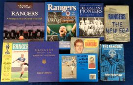 Glasgow Rangers FC, a collection of 9 books and booklets inc. 'Rangers The New Era 1873-1966' by