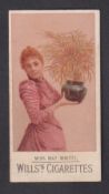 Cigarette card, Wills, Actresses (Typeset back), type card, Miss May Whitty (slight age toning to