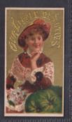 Cigarette card, USA Allen & Ginter (Special Issues) type card Girls & Children (Holborn Viaduct