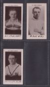 Cigarette cards, R. Binns, Halifax Town Footballers, three cards, Jas. R.A. Douglas, F. Todd & '