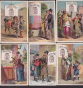 Trade cards, Liebig, Advertising Posters I, ref S116, German edition (set, 6 cards) (some slight