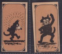 Trade cards, Barratt's, Felix Pictures, two cards, nos 3 & 12 (gd) (2)