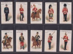 Cigarette cards, Gloag, Types of British & Colonial Troops (set, 25 cards) (some with minor