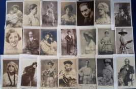 Postcards, 50 signed Victorian/Edwardian actors to include Marie Dainton, Lillian Braithwaite, Lewis