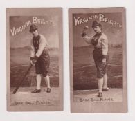 Cigarette cards, USA, Allen & Ginter, Photographic Cards, Girl Baseball Players (Virginia Brights,