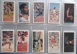 Trade cards, Barratt & Bassett, 7 sets Botany Quest, Athletes of the World, Secret Island 2nd