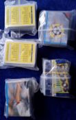 Trade cards, Football, Panini Soccer Superstars, 5 sets of 100 cards (96 cards plus 4 checklists)