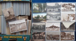 Postcards, a collection of approx. 1000 UK and foreign topographical. UK mostly scenic views with
