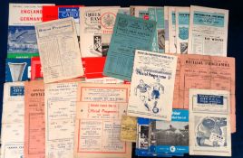 Football programmes, a collection of 40+ programmes. 1940/1960's inc. Manchester City v Glasgow