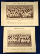 Arsenal FC, two large sepia squad photo's both issued as Supplements from the News Chronicle, one