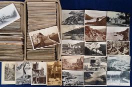 Postcards, a mixed collection, mainly UK and foreign topographical (approx. 1300), inc. general UK
