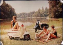 Motoring, Heinkel, 7 1980s posters featuring the Heinkel Tourist, Kabine and BMW Isetta (mixed