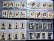 Cigarette cards, Germany, mixture of cards in 2 sets and several part sets. Sets are Alva Fahnen