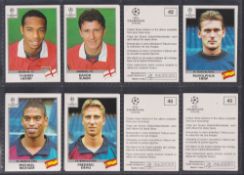Trade stickers, Football, Panini UEFA Champions League 1999/2000 part set 198/306 includes Xavi,