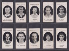 Cigarette cards, Taddy, Prominent Footballers (London Mixture), ten cards, A. McKinnon & R. Benson