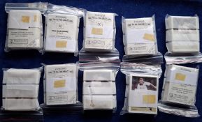 Trade stickers, Football, Panini The All Time Greats 1920 to 1990, 10 sets of 80 stickers (all
