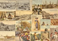 Postcards, USA, a collection of approx. 430 cards of the USA, the majority coloured cards of towns