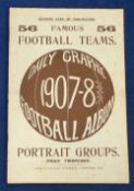 The Daily Graphic Football Annual 1907/08, 32 pages containing 56 photographic teamgroups plus