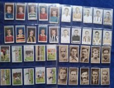 Cigarette cards, Football, over 200 cards in part sets including Ogden's Football Club Colours (38),