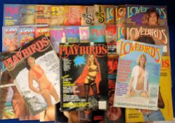 Glamour magazines, a collection of 30+ adult magazines, mostly 1980's/90's, various titles inc.