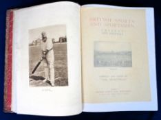 Book, 'British Sports & Sportsmen (Cricket & Football)' Limited Edition, no 236/1000, published