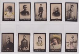 Cigarette cards, South America, Perez & Morales, Photo Series, Actresses & Celebrities, all with