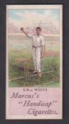Cigarette card, Marcus, Cricketers, type card, S.M.J. Woods (gd) (1)