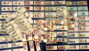 Trade cards, Typhoo, a comprehensive collection of 154 type cards all from 'T' size series with many