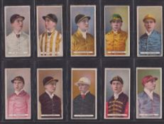 Cigarette cards, Lambert & Butler Jockeys with Frame (set 10 cards) (some foxing fair/near gd)