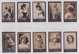 Cigarette cards, Ogden's Guinea Gold, 27 cards, Actresses Base M with white borders ref 385 list
