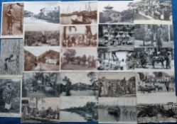 Postcards, Foreign, a foreign mix of approx. 82 cards inc. Aden, Sudan, Ceylon, Cape Verde, China,